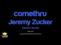 Jeremy Zucker - comethru (Karaoke Version)