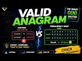 LeetCode 242 Valid Anagram O n Frequency Map Explained Coding Interview Pattern