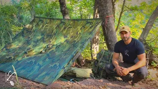 Download Solo Camping with Military Surplus Gear, ASMR MP3