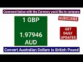 1 GBP to AUD Convert British Pound to Australian Dollar Foreign Exchange Rate Today 27 JANUARY 2025