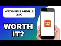 WEGMANS MEALS 2GO APP EXPLAINED - WORTH YOUR TIME
