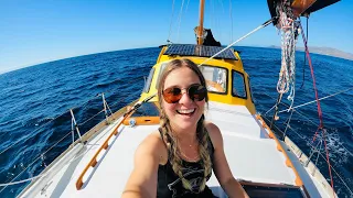 BEACHED Sailboat, MANGROVES, Drone CRASH, OFFSHORE Sailing (Magdalena Bay, BCS) Ep 44