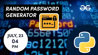Random Password Generator using Python