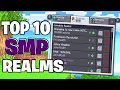 Top 10 REALMS SMP For Minecraft Bedrock 1 21 - REALM CODES