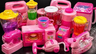 16 Minutes Satisfying with Unboxing Automatic Pink Kitchen Appliance Playset ASMR | Review Toys