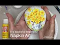 Beginners Napkin Art Decoupage with Mod Podge the very basics START HERE Learn FAST