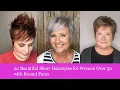 20 Stylish Short Haircuts for Women Over 50 With Round Faces