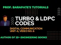 TURBO AND LDPC CODES