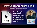 How to Open NBM Files NetBeans Module