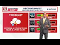Weather Impact Alert Day Dry evening before storm chances return late Monday WTOL 11 Weather
