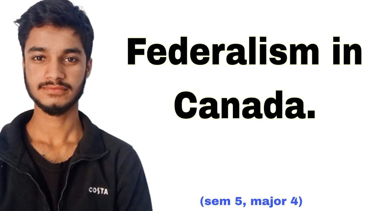 Federalism in Canada