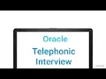 Oracle Telephonic Interview for Java
