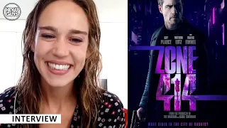 zone 414 matilda anna ingrid lutz on her dark new sci fi film with guy pearce