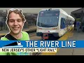 European Trains in New Jersey River LINE