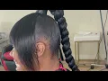 Ponytail with bangs Braid Afreezm Braid Alopecia Client Tutorial