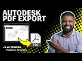 PDF Export from Autodesk Docs Markups Versions More