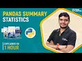 Pandas Summary Statistics Introduction to Pandas Great Learning
