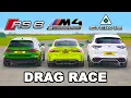 Download Lagu BMW M4 v Audi RS6 v Alfa Stelvio QV: DRAG RACE
