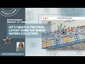 How to Create a 2-Page Scrapbook Layout from a Sketch Beach Theme Creative Memories Serene Waters