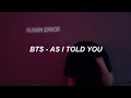 BTS (방탄소년단) - 'As I Told You (말하자면)' Easy Lyrics