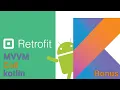 GitHub API Kotlin Retrofit RecyclerView VM Coil Bonus
