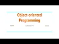 MTA Saturday - Introduction to OOP