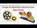 Solid Edge Tutorials Design Animation External Gearing Spur Gear