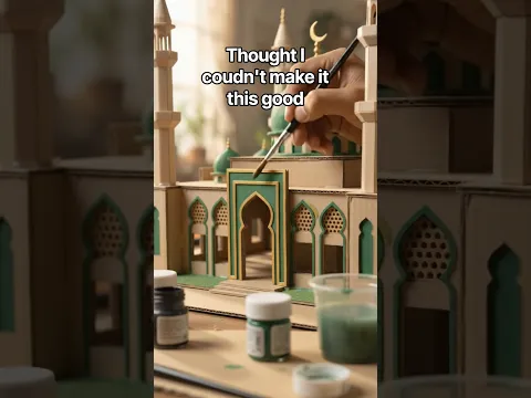 Art & Craft. Make Madinah. Mulsim's DIY. Islamic Art Allahu Akbar #diy #medina #madinah #artandcraft