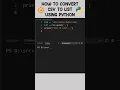 Convert CSV to LIST in