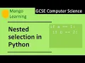 Nested Selection in Python