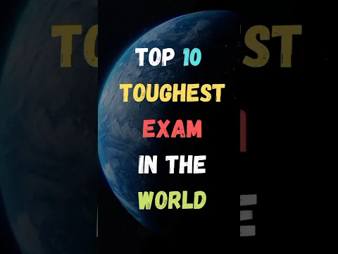 Download MP3 Top 10 Toughest Exam In The World || Toughest Exam || #shorts #exam #test @aurfacts