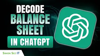 How to Analyze a Balance Sheet With ChatGPT