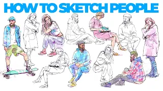 how to sketch people quickly u0026 accurately 