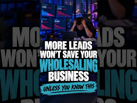 More leads wont fix your Wholesaling Business.