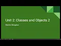 AP CS A Unit 5 Lesson 1 - Access Specifiers
