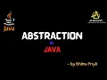 Abstraction in Java lec 50 Java Tutorials BhanuPriya