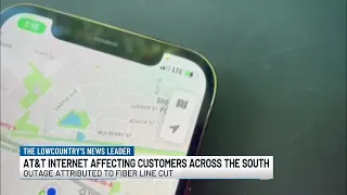 AT T internet outage affecting customers in the Lowcountry stems from fiber cut