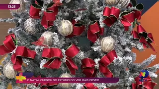 Bastidores revelam como foi feita a decoração natalina do estúdio