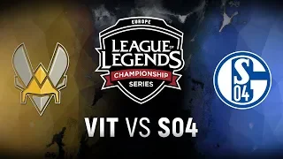 VIT vs. S04 - Semifinals Game 1 | EU LCS Summer Playoffs | Team Vitality vs. FC Schalke 04 (2018)