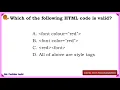 Web Technology MCQ Part 8 Rapid Test Programming Joshi Pushkar D