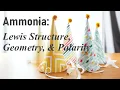 Ammonia NH3 Lewis Structure Geometry and Polarity