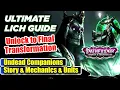 Pathfinder Wrath of the Righteous Lich Mythic Path Guide Transformation Undead Companions Etc