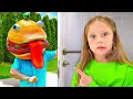 Download Lagu Nastya and dad VS garbage Challenge for kids