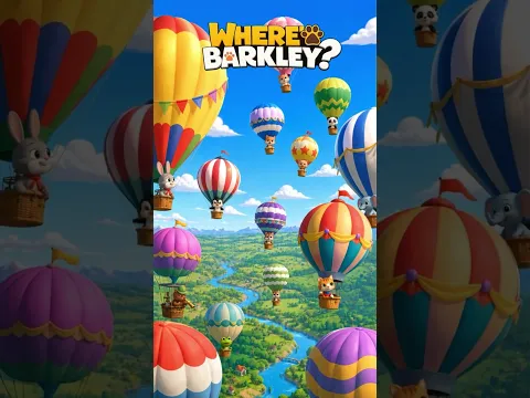 Find Barkley at the Balloon Festival! 🎈 #barkley #familyfun #kidsactivities