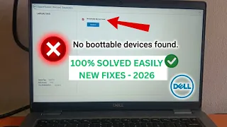 How To Fix Dell No Bootable Device Found - Windows