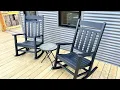 Leisure line rocking chairs installed at The Garrett Tiny Home