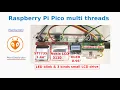 Raspberry Pi Pico Multi threads working test