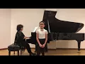 Alain Rose signing Rainbow Connection” by Williams at MILI Winter Recital Jan 2018