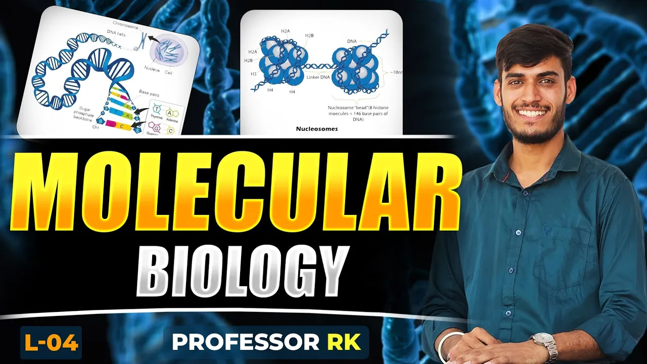 MOLECULAR BIOLOGY L-4 ( DNA packaging in prokaryotes & Eukaryotes )Don't miss last 20 sec