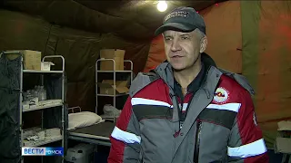 В Черёмушках по поручению губернатора организовали мобильный медицинский пункт